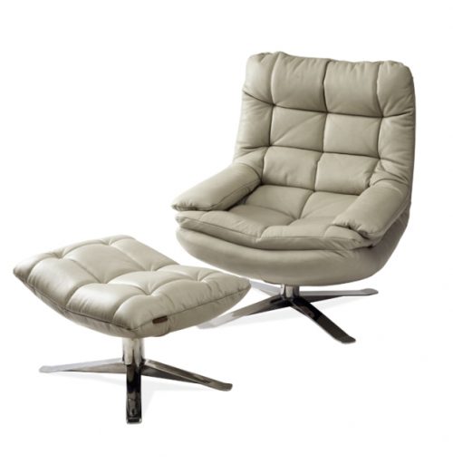 POLTRONA POLO CON BRAZO – BASE INOX