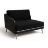 Módulo Horus brazo izquierdo Sierra Muebles Chile en madera maciza con espuma D26, tapizado en cuero o tela con patas en madera Grandis o aluminio