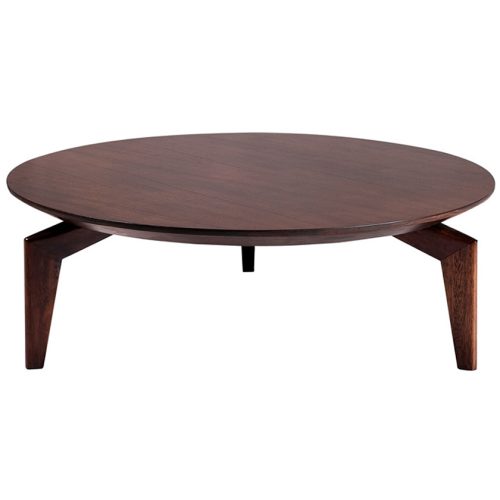 Mesa de centro BUG Sierra Muebles Chile en madera maciza Grandis con tapa en roble americano 70 x 35 cm