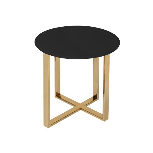 Mesa de Apoyo Léo - Cubierta de vidrio colorido