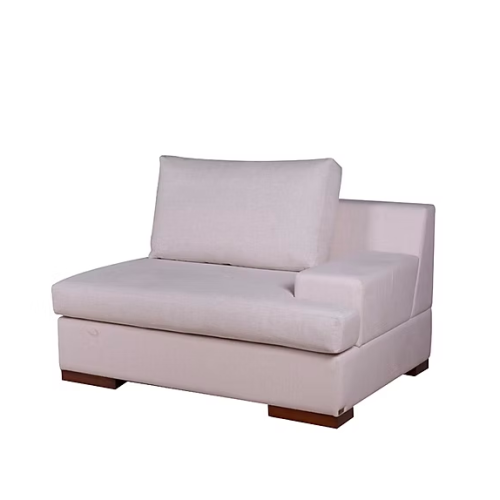 Módulo Bellini con Brazo Derecho 125 cm Módulo Bellini con brazo derecho Sierra Muebles Chile en madera maciza Grandis y espuma D30 125 x 100 x 85 cm