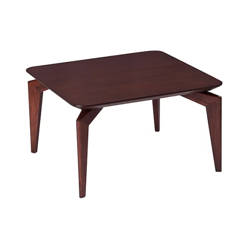 mesa de centro Cricket Sierra Muebles madera grandis y cubierta roble americano