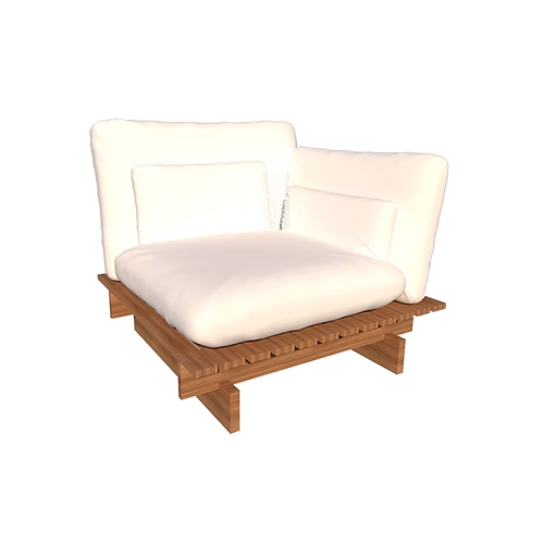 Sofá Reclinable Osíris con Un Brazo Sierra Muebles Chile – módulo reclinable compacto en madera Grandis con espuma D26.