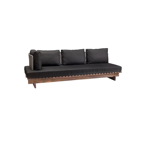 SOFÁ DANÚBIO CUERDA TRENZADA CON BRAZO IZQUIERDO Y ALMOHADA