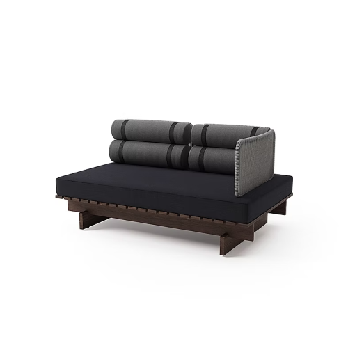 Sofá Danúbio Corda Trenzada con Un Brazo | Muebles de lujo Sierra Muebles Chile.