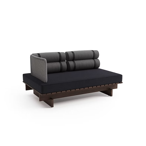 SOFÁ DANÚBIO CUERDA TRENZADA CON BRAZO IZQUIERDO