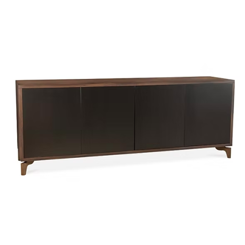 Balcón Soul en Lâmina Uraca con puertas en Carvalho Americano – Sierra Muebles