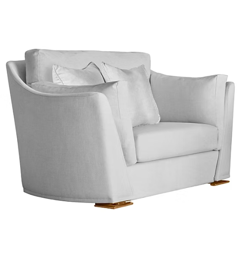 Poltrona Leopoldo con 2 almohadas decorativas – Sierra Muebles