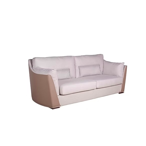Sofá Leopoldo con pies inox y 6 almohadas decorativas – Sierra Muebles