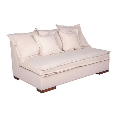 Módulo Austin sin brazo Módulo Austin sin brazo 160 cm con borde pastel – Sierra Muebles