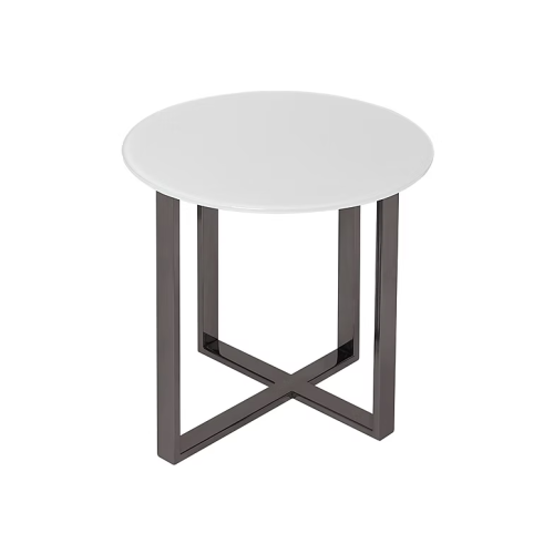 Mesa de Apoyo Léo - Cubierta de vidrio colorido