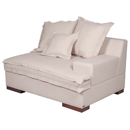 sofá módulo austin brazo derecho borda pastel 125cm ref 29762 diseño contemporáneo