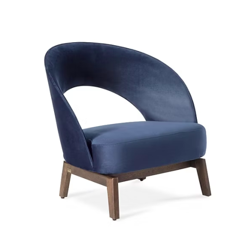 Poltrona Cleo con Pies de Madera