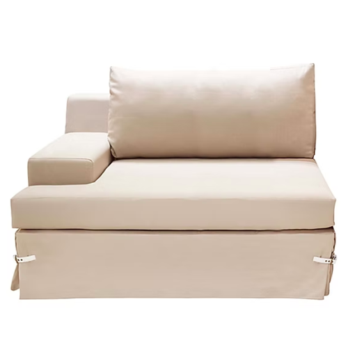 sofá módulo linea brazo izquierdo 125cm ref 29782/e sierra muebles