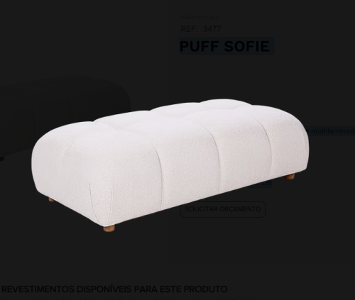 puff sofie sierra muebles madera maciza diseño contemporáneo