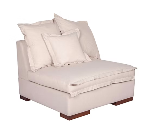 Sofá Módulo Austin sin Brazo 95 cm Borde Pastel — Sierra Muebles Sofá Módulo Austin sin Brazo