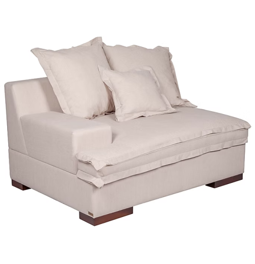 Sofá Módulo Austin brazo izquierdo 125 cm — diseño modular Sierra Muebles sofá módulo austin brazo izquierdo 125 cm sierra muebles madera maciza diseño modular borde pastel