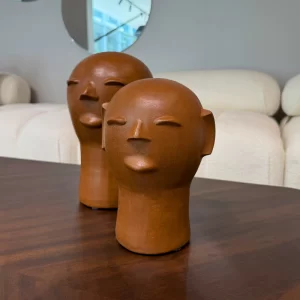 CABEZA PEQUEÑA NEGRA / TERRACOTA